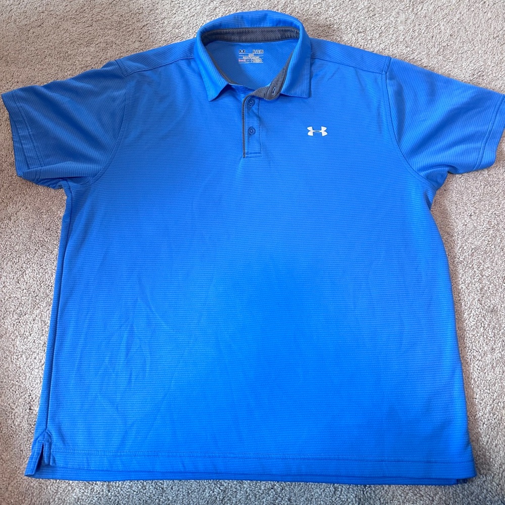 Under Armour Men's Blue Polo Shirt